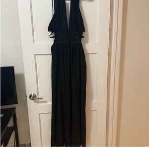 Express Elegant Midnight Black Dress